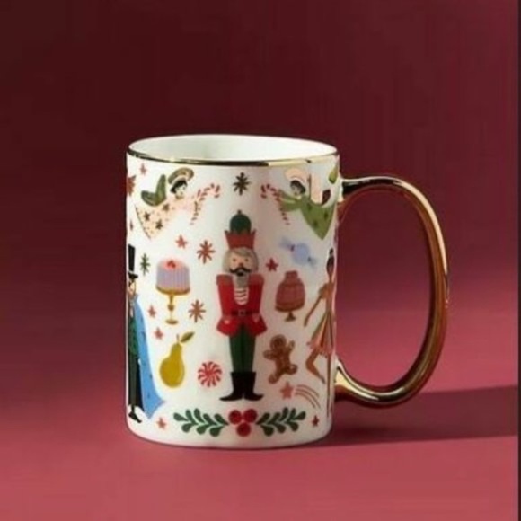 Anthropologie Rifle Paper Co. Holiday Nutcracker Mug - Picture 2 of 2